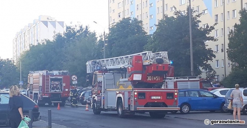 3/7 Pożar mieszkania na Marcinkowskiego