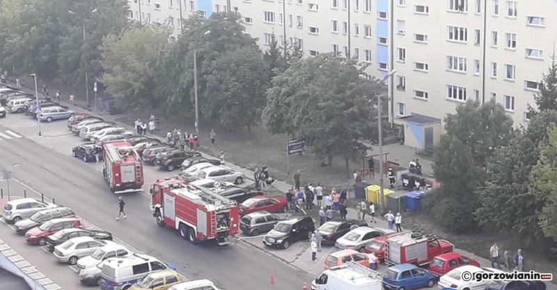 4/7 Pożar mieszkania na Marcinkowskiego