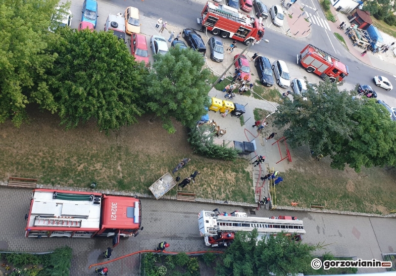 7/7 Pożar mieszkania na Marcinkowskiego