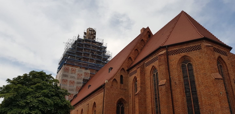 4/5 Prace na wieży katedry