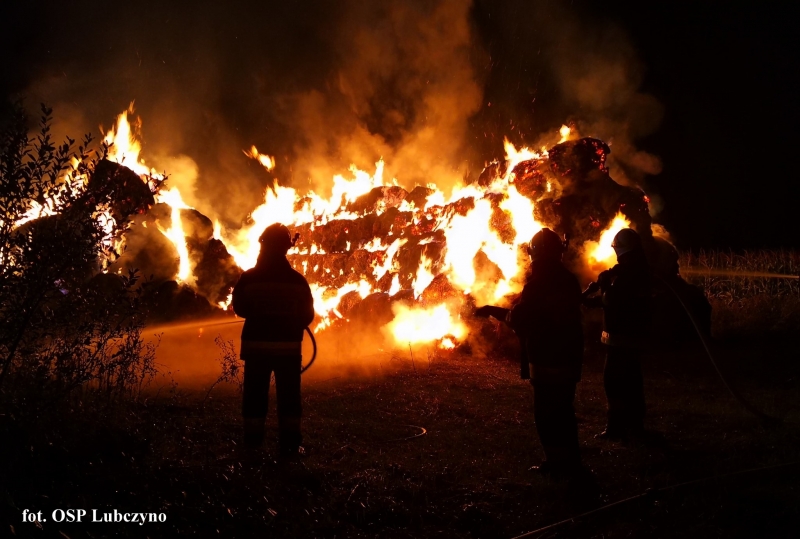 8/10 Pożar słomy w Łupowie