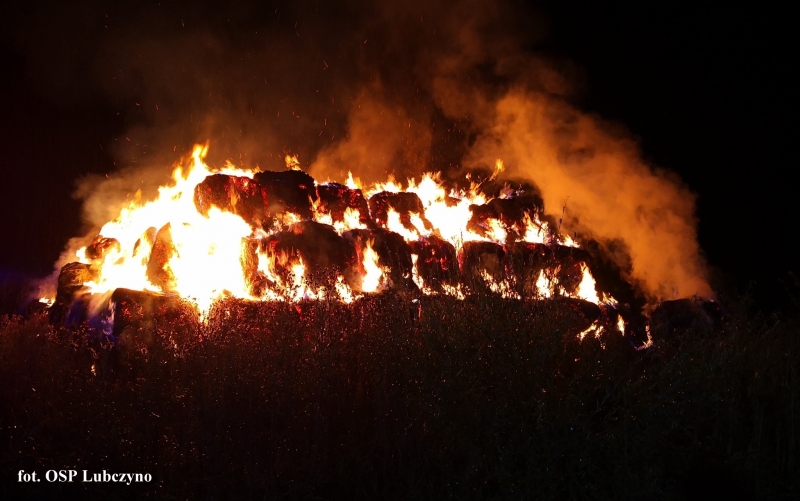 9/10 Pożar słomy w Łupowie