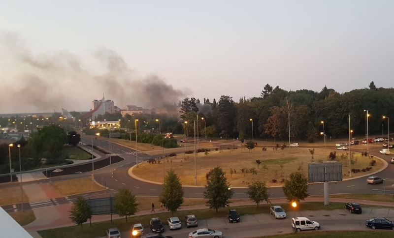3/7 Pożar na ogródkach działkowych przy Piłsudskiego