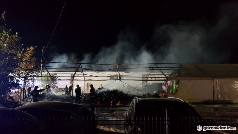 6/10 Pożar hali magazynowej