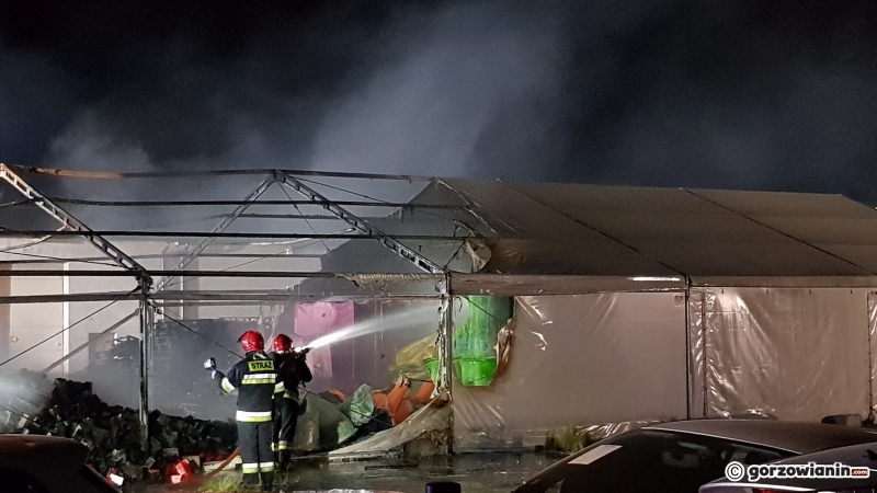 9/10 Pożar hali magazynowej