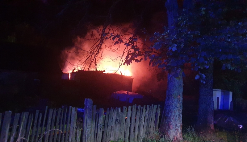 5/9 Pożar stodoły w Lubczynie