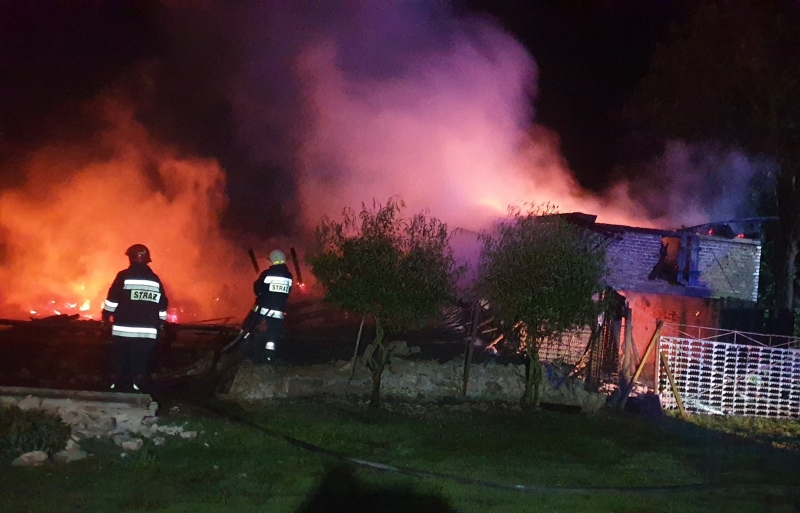 7/9 Pożar stodoły w Lubczynie