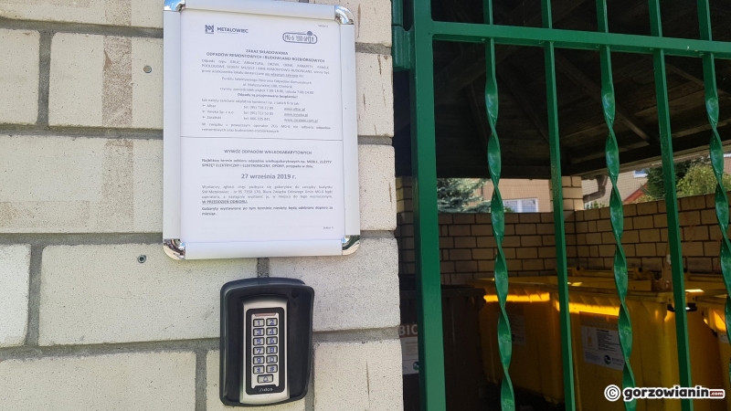 5/5 Altana śmietnikowa na kod