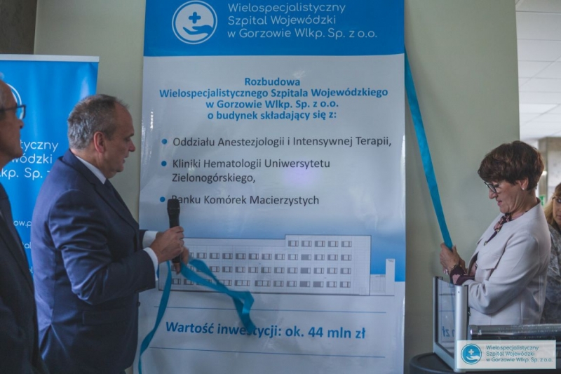 10/15 Akt erekcyjny pod budowę nowego pawilonu medycznego