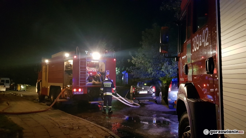 4/13 Pożar na parkingu pomocy drogowej przy ul. Gwiaździstej