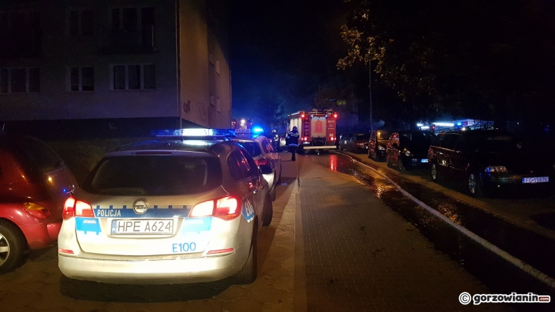 8/13 Pożar na parkingu pomocy drogowej przy ul. Gwiaździstej