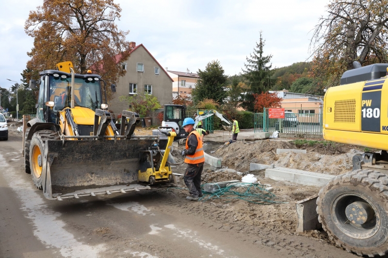 7/14 Postęp prac przy ul. Kostrzyńskiej