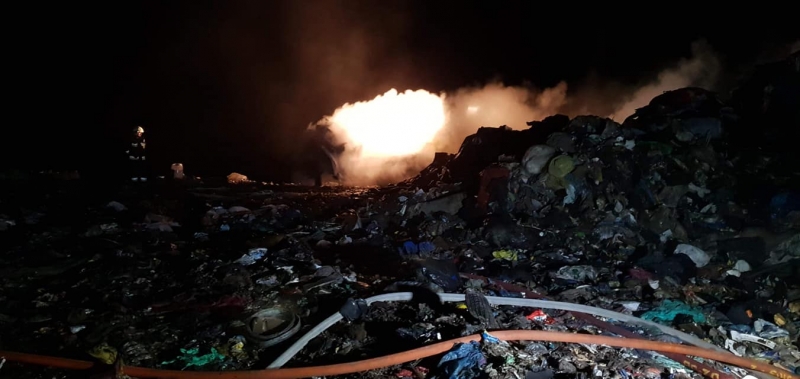 5/5 Pożar składowiska odpadów w Gorzowie