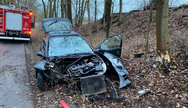 3/3 Wypadek pomiędzy Kłodawą a Mironicami