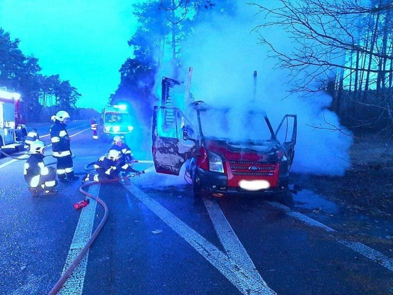 9/10 Pożar busa na starej trójce