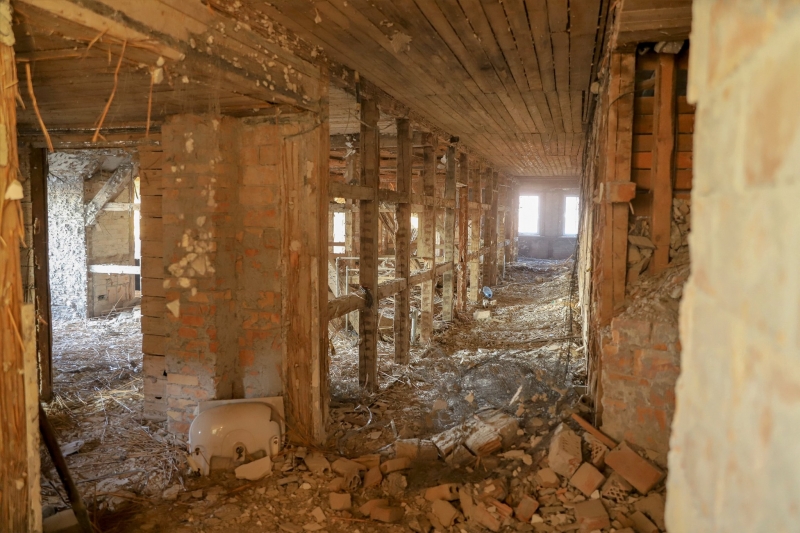 3/7 Demolka dawnego szpitala przy Warszawskiej