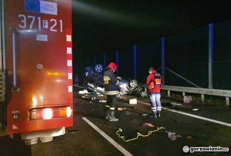 5/5 Wypadek i dachowanie na S3