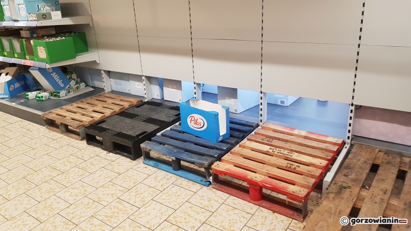 6/7 Puste półki w gorzowskich sklepach