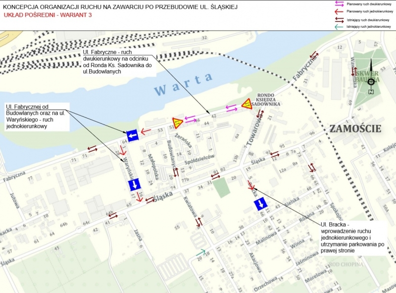 3/3 Trzy warianty ul. Fabrycznej i Waryńskiego