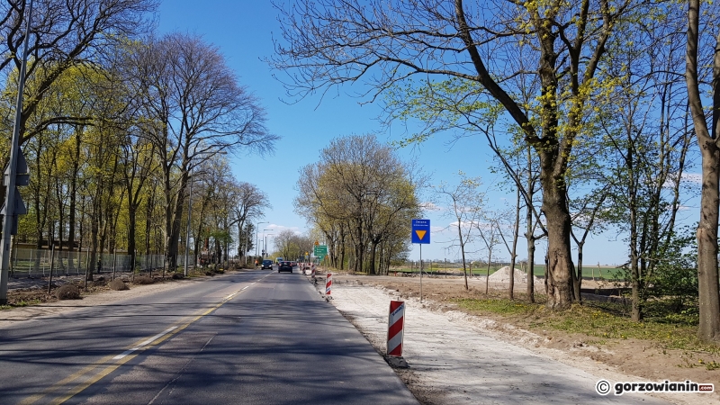 7/15 Praca wre przy przebudowie ul. Myśliborskiej