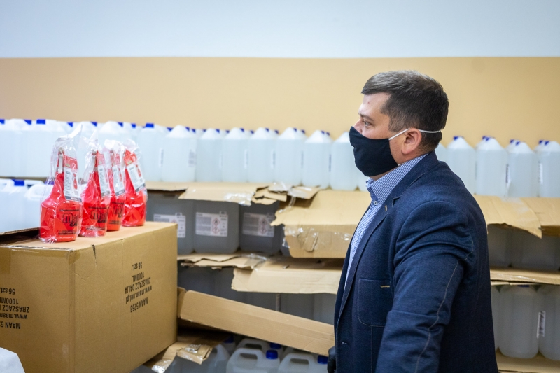 4/11 Miejski magazyn pełen środków ochrony osobistej