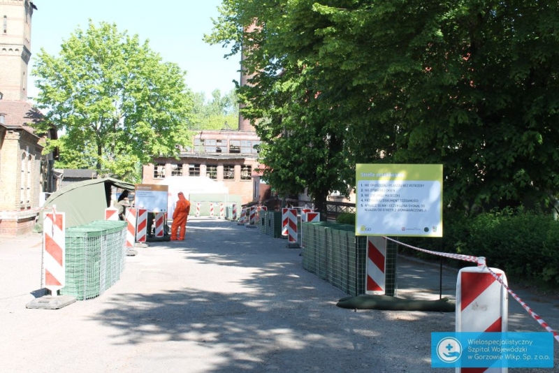 5/12 Punkt drive thru w szpitalu zakaźnym w Gorzowie