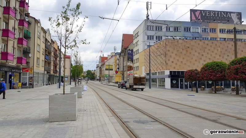 5/10 Nowe drzewka na deptaku przy Sikorskiego