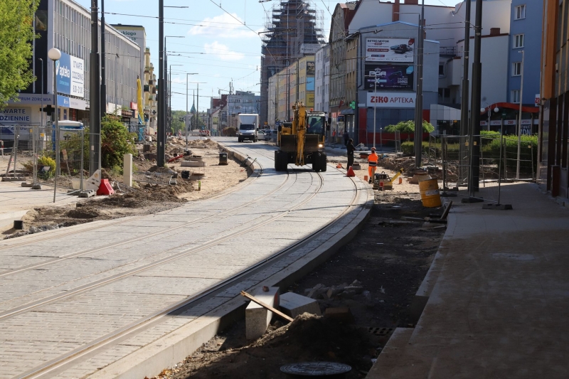 3/12 Postęp prac przy ul. Sikorskiego