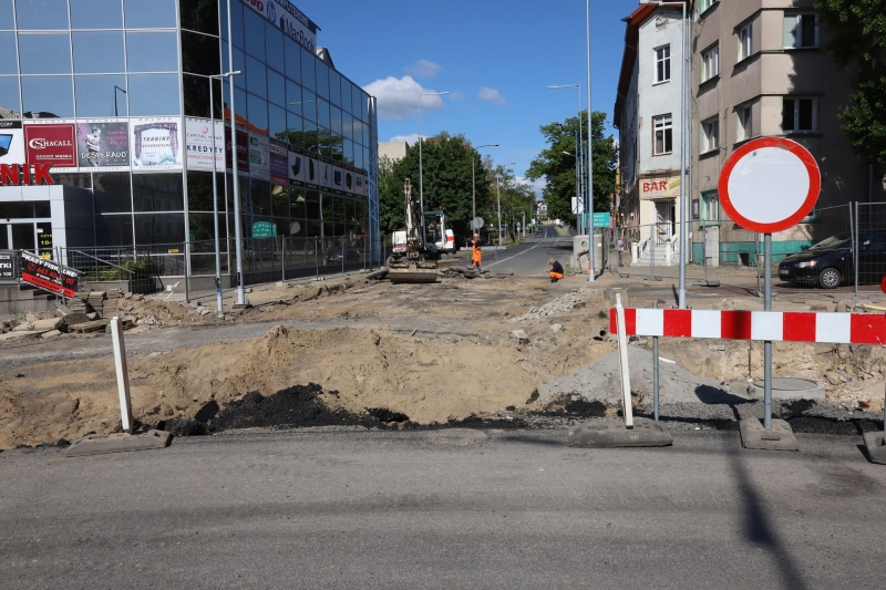 9/12 Postęp prac przy ul. Sikorskiego