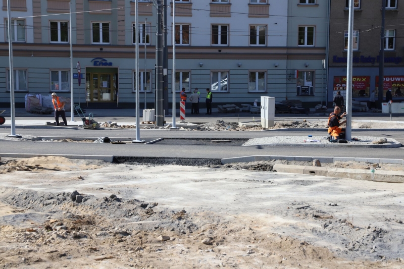 10/12 Postęp prac przy ul. Sikorskiego