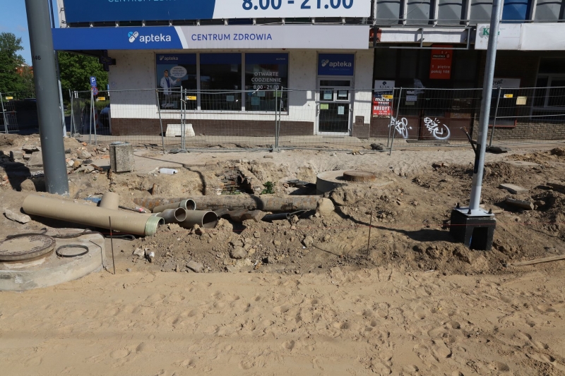 11/12 Postęp prac przy ul. Sikorskiego