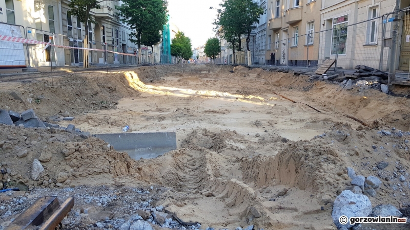 7/18 Rozkopana ul. Chrobrego i Mieszka I