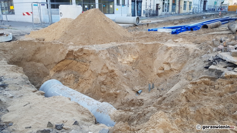 8/18 Rozkopana ul. Chrobrego i Mieszka I