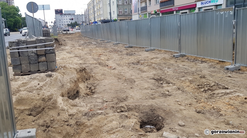 7/8 Prace na Chrobrego w rejonie Arsenału