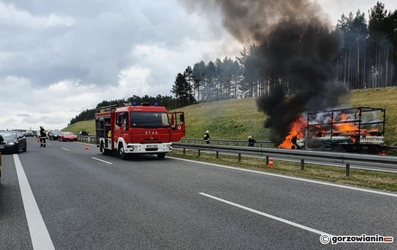 2/4 Pożar busa na S3