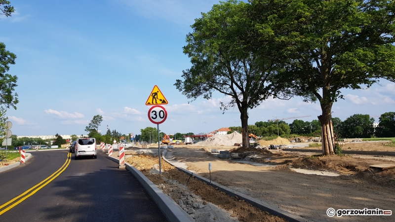 4/14 Postęp prac przy ul. Myśliborskiej 