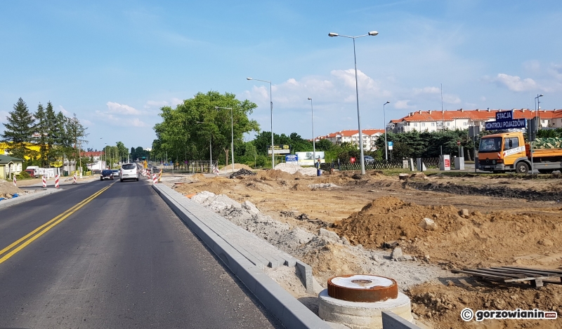 7/14 Postęp prac przy ul. Myśliborskiej 