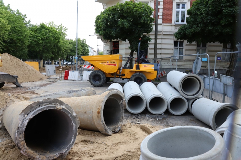 3/7 Prace ziemne na Chrobrego