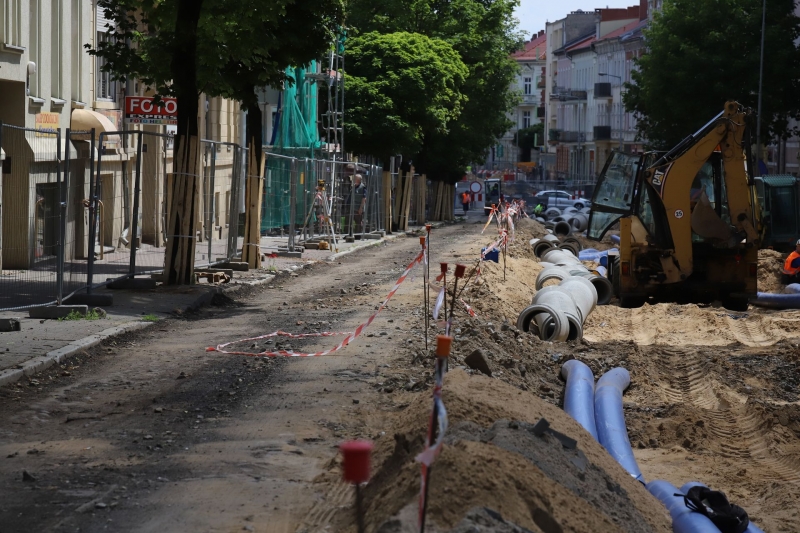 7/7 Prace ziemne na Chrobrego