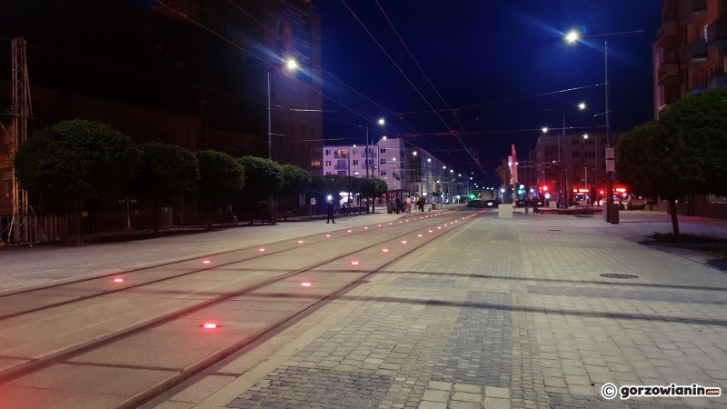 6/12 Gorzowski deptak nocą