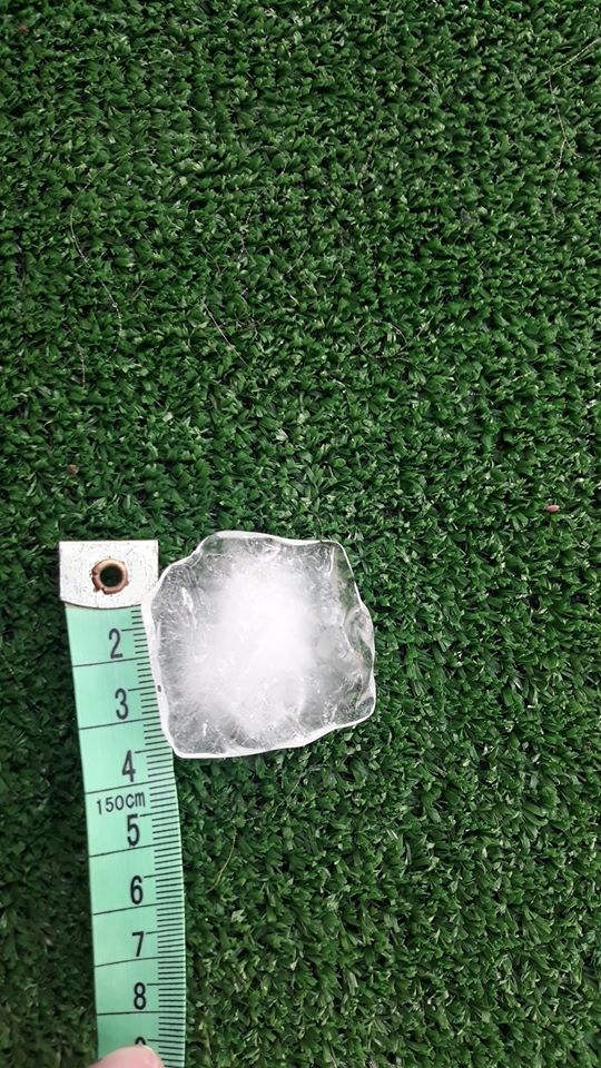 11/15 Piątkowa ulewa i gradobicie nad Gorzowem