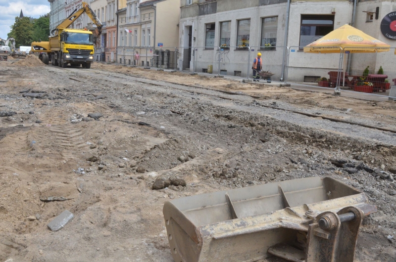 4/9 Postęp prac na remontowanej ul. Chrobrego