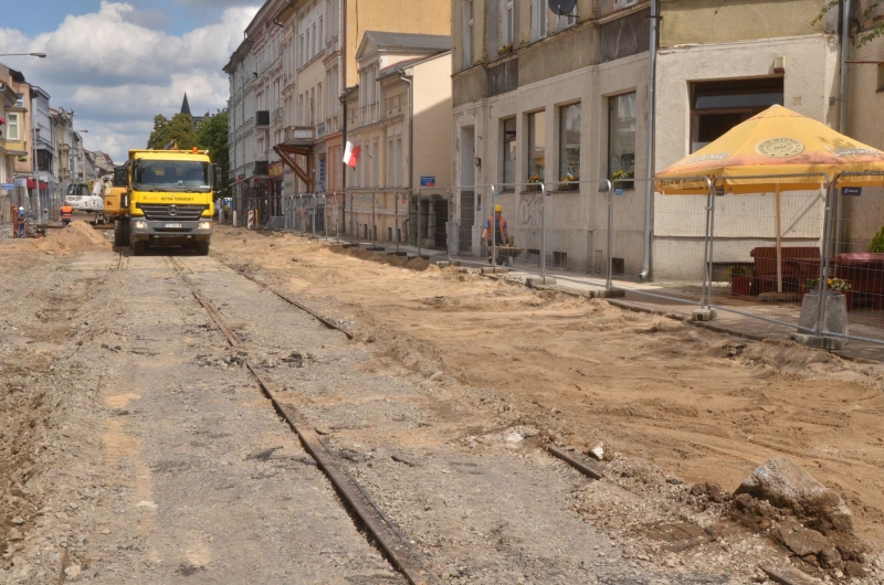 7/9 Postęp prac na remontowanej ul. Chrobrego