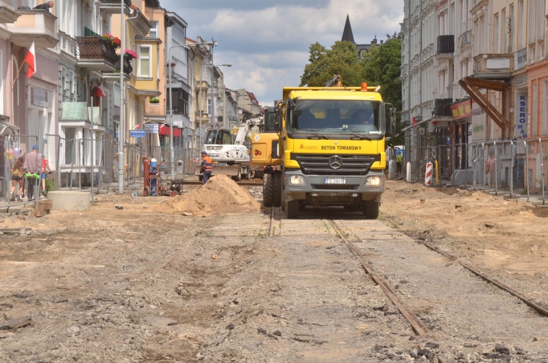 9/9 Postęp prac na remontowanej ul. Chrobrego
