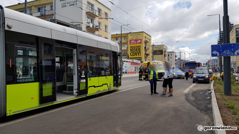 1/14 Zdarzenie tramwaju z osobówką w Gorzowie