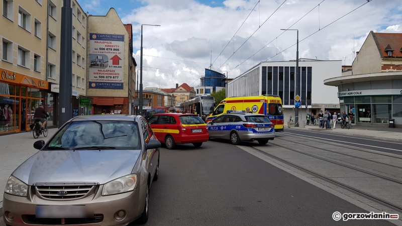 4/14 Zdarzenie tramwaju z osobówką w Gorzowie