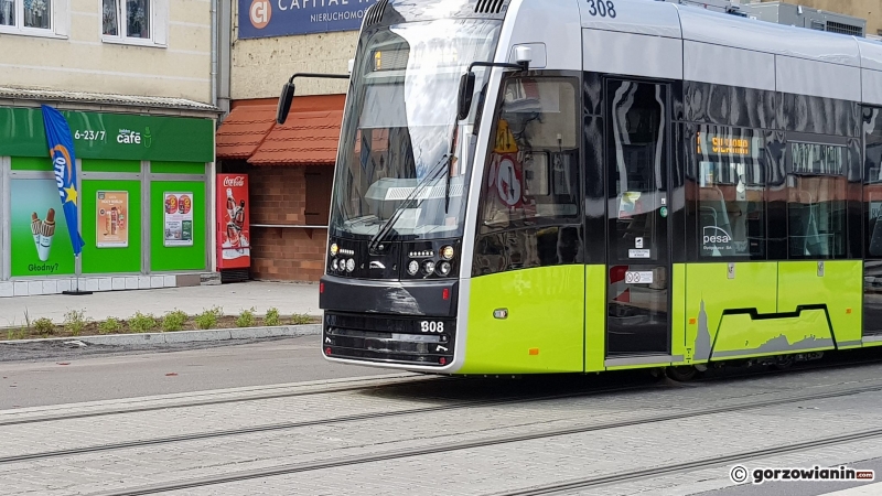 5/14 Zdarzenie tramwaju z osobówką w Gorzowie