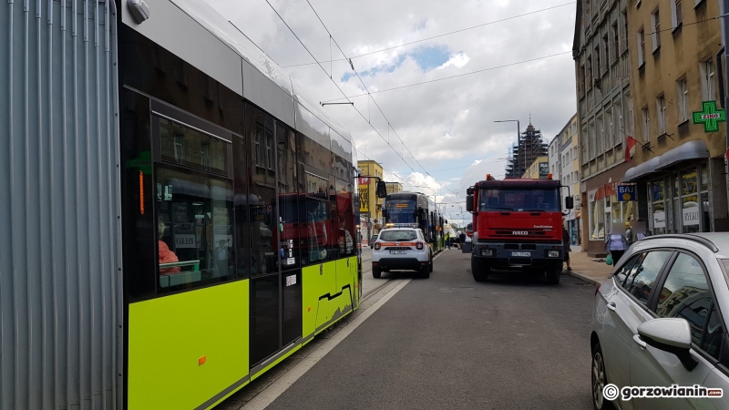 7/14 Zdarzenie tramwaju z osobówką w Gorzowie