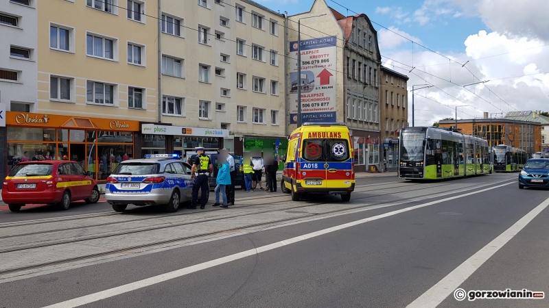 11/14 Zdarzenie tramwaju z osobówką w Gorzowie