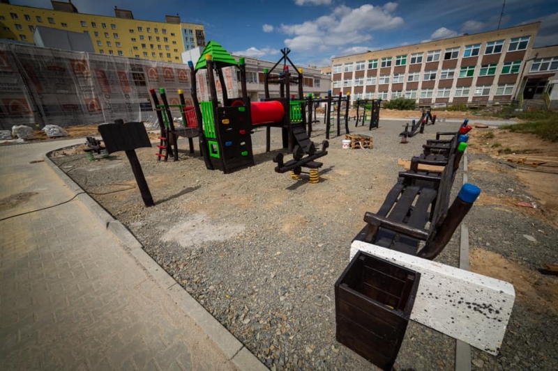 15/20 Postępy prac przy rozbudowie SP20